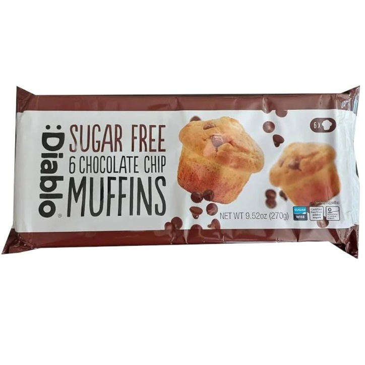 Diablo Sugar Free Chocolate Chip Muffin 45g